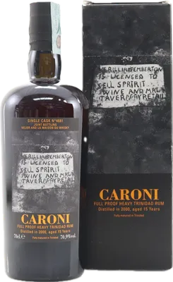 Bouteille de spiritueux : Heavy Trinidad Rum (LMDW & Velier) de la marque Caroni