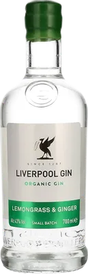 Bouteille de spiritueux : Liverpool Gin Lemongrass & Ginger de la marque Liverpool Gin Distillery