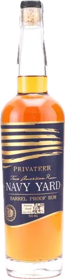 Bouteille de spiritueux : Navy Yard Barrel Proof Rum de la marque Privateer Rum Distillery