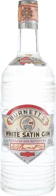 Bouteille de spiritueux : White Satin Gin 1950 Spring Cap de la marque Burnett's