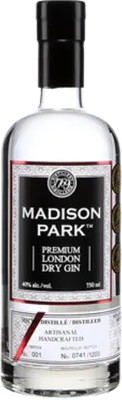 Bouteille de spiritueux : London Dry Gin de la marque Madison Park
