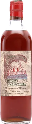 Bouteille de spiritueux : Rhum Namouna 1960s de la marque Provenance Directe