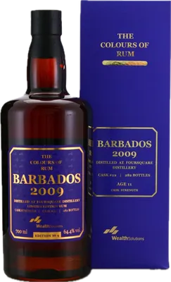 Bouteille de spiritueux : Barbados No. 9 de la marque Foursquare
