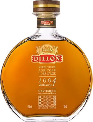 Bouteille de spiritueux : Vieux Agricole Hors d'Âge Millésime 2004 de la marque Dillon