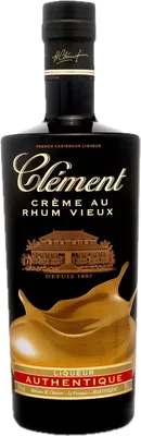 Bouteille de spiritueux : Crème au Rhum Vieux de la marque Clément