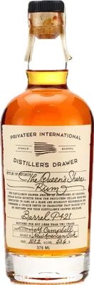 Bouteille de spiritueux : The Queen's Share Barrel de la marque Privateer Rum Distillery