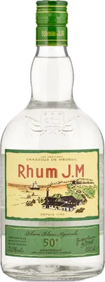 Bouteille de spiritueux : Blanc 50° de la marque Rhum J.M