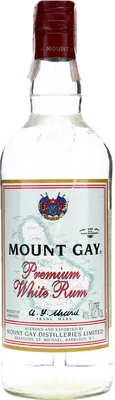 Bouteille de spiritueux : White Premium Rum de la marque Mount Gay