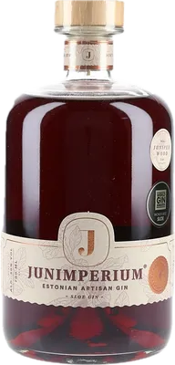 Bouteille de spiritueux : Sloe Gin de la marque Junimperium 