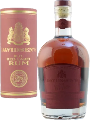 Bouteille de spiritueux : XO 28 Red Label de la marque Davidsen's