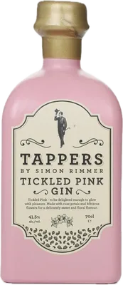 Bouteille de spiritueux : Tickled Pink Gin by Simon Rimmer de la marque Tappers