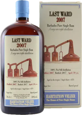 Bouteille de spiritueux : Last Ward de la marque Mount Gay