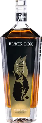 Bouteille de spiritueux : Oaked Gin de la marque Black Fox