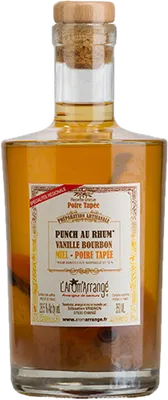 Bouteille de spiritueux : Punch au Rhum Poire Tapée Miel de la marque L'Arôm'Arrangé