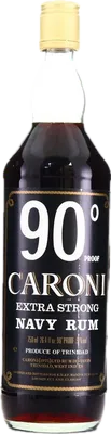 Bouteille de spiritueux : Extra Strong Navy Rum 90 Proof de la marque Caroni
