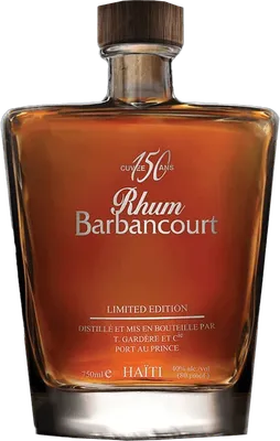 Bouteille de spiritueux : Cuvée 150 Ans de la marque Barbancourt