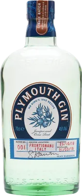 Bouteille de spiritueux : Mr King's 1842 Recipe Gin de la marque Plymouth