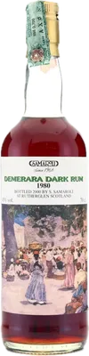 Bouteille de spiritueux : Demerara Dark Rum de la marque Samaroli