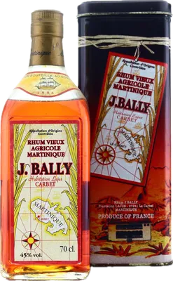 Bouteille de spiritueux : Habitation Lajus Carbet Millésime de la marque J. Bally