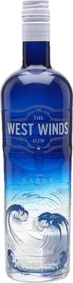 Bouteille de spiritueux : The Sabre Gin de la marque The West Winds