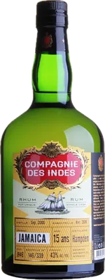 Bouteille de spiritueux : Jamaica de la marque Hampden