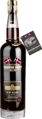 Bouteille de spiritueux : Royal Danish Navy Strength Rum de la marque A.H. Riise