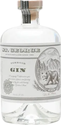 Bouteille de spiritueux : Terroir Gin de la marque St George