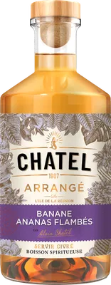 Bouteille de spiritueux : Arrangé Banane Ananas Flambée de la marque Chatel