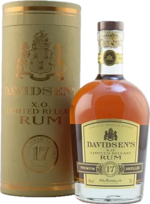 Bouteille de spiritueux : XO 17 Limited Release de la marque Davidsen's
