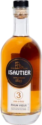 Bouteille de spiritueux : Rhum Vieux 3 Ans d’Âge de la marque Isautier