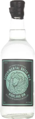 Bouteille de spiritueux : Experimental Batch No. 6 de la marque The Thompson Brothers Highland Gin