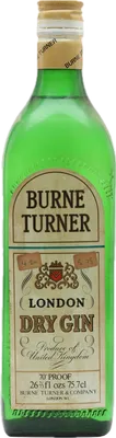 Bouteille de spiritueux : London Dry Gin 1970 de la marque Burne Turner