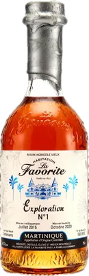 Bouteille de spiritueux : Exploration N°1 de la marque La Favorite