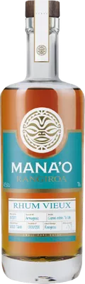 Bouteille de spiritueux : Rangiroa Rhum Vieux de la marque Mana’o
