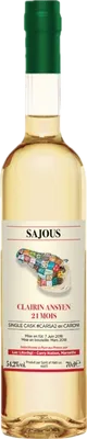 Bouteille de spiritueux : Clairin Sajous Ansyen 2016 Ex-Caroni Cask de la marque Vélier