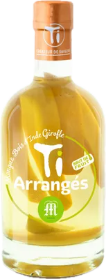 Bouteille de spiritueux : Ti Arrangés Mangue Bois d'Inde Girofle Cuvée Christian de Montaguère de la marque Les Rhums de Ced'