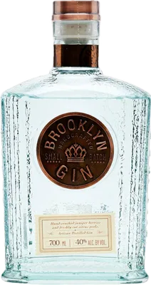 Bouteille de spiritueux : Gin de la marque Brooklyn
