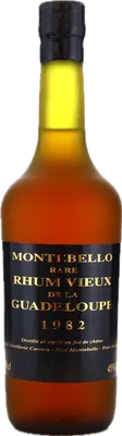 Bouteille de spiritueux : Rare Rhum Vieux de la marque Montebello