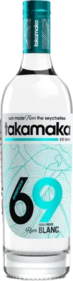 Bouteille de spiritueux : Takamaka Overproof Rum de la marque Trois Frères Distillery