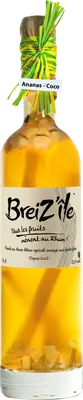 Bouteille de spiritueux : Breiz'île Tradition - Ananas Coco de la marque Breiz’île
