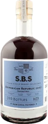 Bouteille de spiritueux : Dominican Republic 2007 de la marque S.B.S