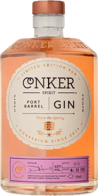 Bouteille de spiritueux : Port Barrel de la marque Conker
