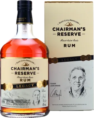 Bouteille de spiritueux : Legacy de la marque Chairman's Reserve