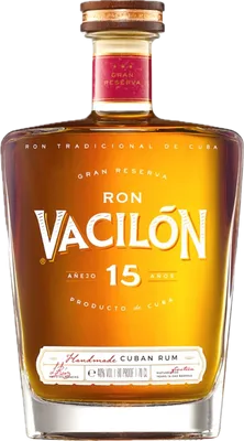 Bouteille de spiritueux : Añejo 15 Años de la marque Vacilon