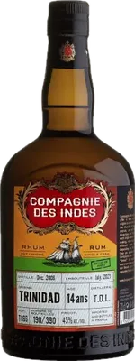 Bouteille de spiritueux : Trinidad (Bottled for Perola) de la marque Compagnie des Indes