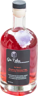 Bouteille de spiritueux : Strawberry, Rosemary & Lime de la marque Gin Tales