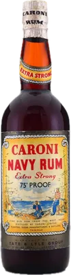 Bouteille de spiritueux : Navy Rum Extra Strong 75 Proof de la marque Caroni