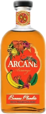 Bouteille de spiritueux : Banane Flambée de la marque Arcane