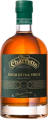 Bouteille de spiritueux : Héritage Rhum Extra Vieux de la marque Charrette