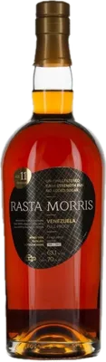 Bouteille de spiritueux : Venezuela de la marque Rasta Morris